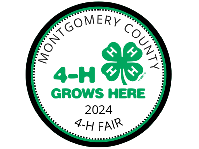 Logo for 2024 Montgomery County 4-H Fair