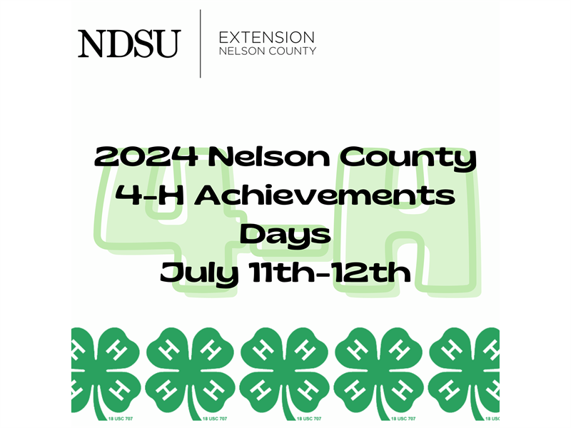 Logo for 2024 Nelson County 4-H Achievement Days