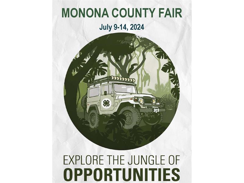 Logo for 2024 Monona County Fair